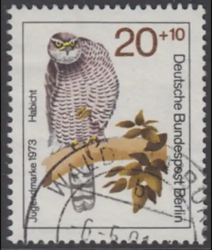 BERLIN 1973 Michel-Nummer 442 gestempelt EINZELMARKE (o)