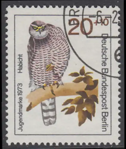 BERLIN 1973 Michel-Nummer 442 gestempelt EINZELMARKE (m)