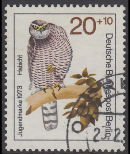 BERLIN 1973 Michel-Nummer 442 gestempelt EINZELMARKE (d)