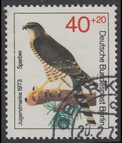 BERLIN 1973 Michel-Nummer 444 gestempelt EINZELMARKE (k)