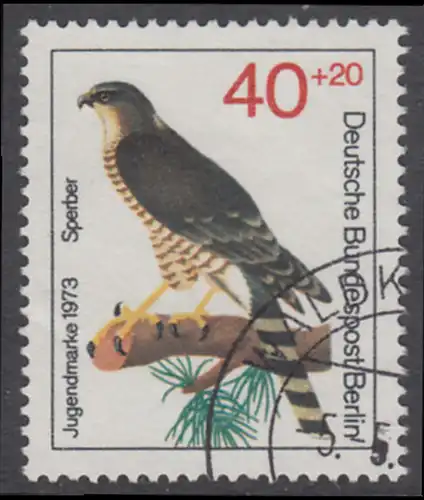 BERLIN 1973 Michel-Nummer 444 gestempelt EINZELMARKE (c)