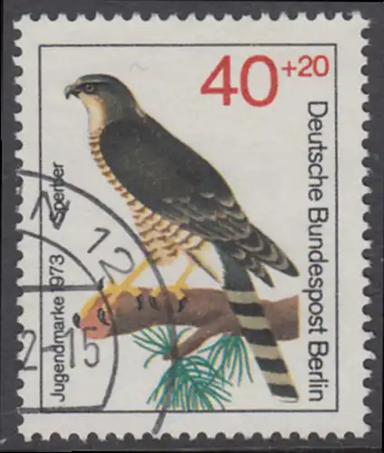 BERLIN 1973 Michel-Nummer 444 gestempelt EINZELMARKE (b)