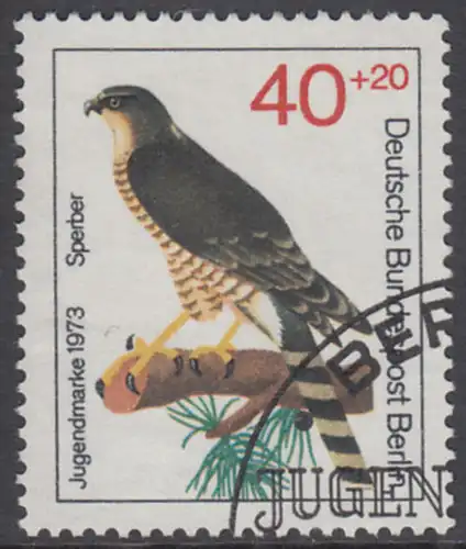 BERLIN 1973 Michel-Nummer 444 gestempelt EINZELMARKE (g)