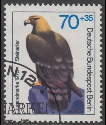 BERLIN 1973 Michel-Nummer 445 gestempelt EINZELMARKE (e)