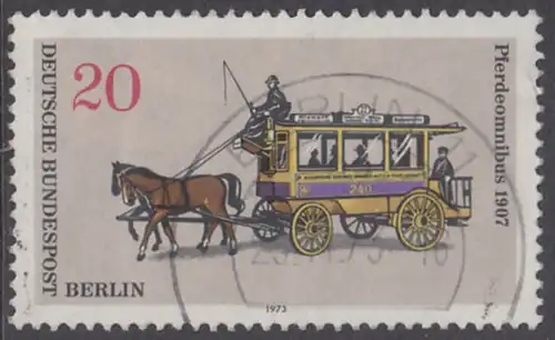BERLIN 1973 Michel-Nummer 446 gestempelt EINZELMARKE (e)