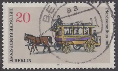 BERLIN 1973 Michel-Nummer 446 gestempelt EINZELMARKE (q)