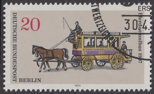 BERLIN 1973 Michel-Nummer 446 gestempelt EINZELMARKE (o)