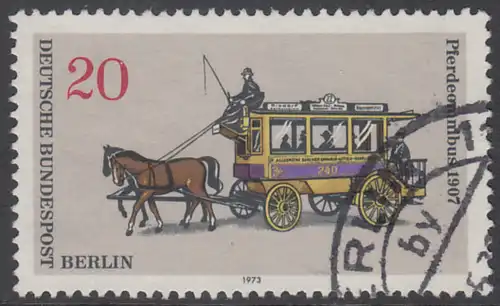 BERLIN 1973 Michel-Nummer 446 gestempelt EINZELMARKE (n)