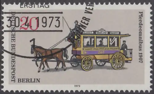 BERLIN 1973 Michel-Nummer 446 gestempelt EINZELMARKE (f)