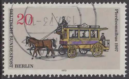 BERLIN 1973 Michel-Nummer 446 gestempelt EINZELMARKE (g)