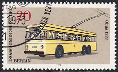 BERLIN 1973 Michel-Nummer 447 gestempelt EINZELMARKE (b)