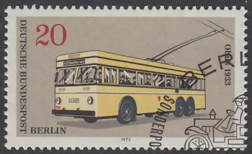 BERLIN 1973 Michel-Nummer 447 gestempelt EINZELMARKE (e)