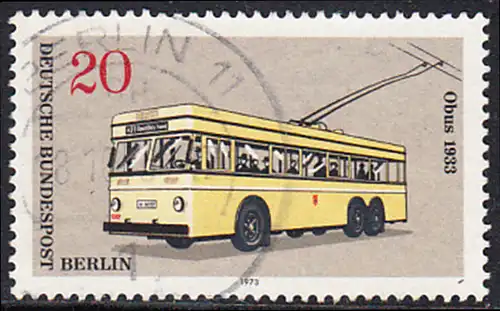 BERLIN 1973 Michel-Nummer 447 gestempelt EINZELMARKE (a)