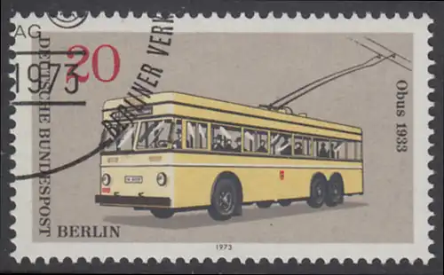 BERLIN 1973 Michel-Nummer 447 gestempelt EINZELMARKE (d)