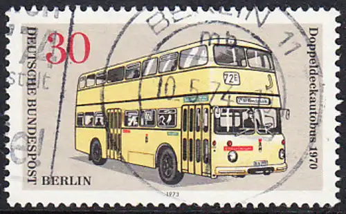 BERLIN 1973 Michel-Nummer 449 gestempelt EINZELMARKE (b)