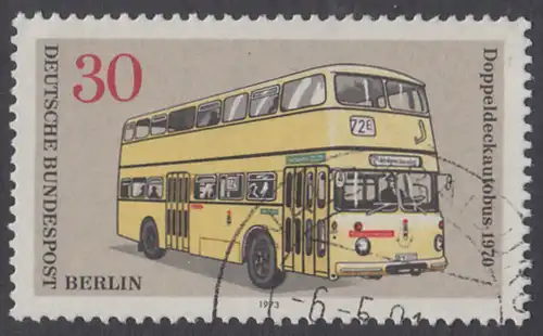 BERLIN 1973 Michel-Nummer 449 gestempelt EINZELMARKE (e)