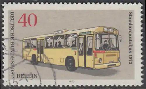 BERLIN 1973 Michel-Nummer 451 gestempelt EINZELMARKE (g)