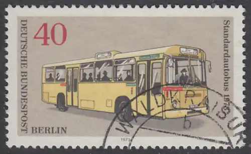 BERLIN 1973 Michel-Nummer 451 gestempelt EINZELMARKE (f)