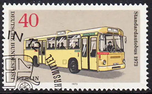 BERLIN 1973 Michel-Nummer 451 gestempelt EINZELMARKE (b)