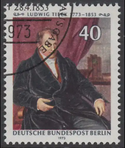 BERLIN 1973 Michel-Nummer 452 gestempelt EINZELMARKE (c)