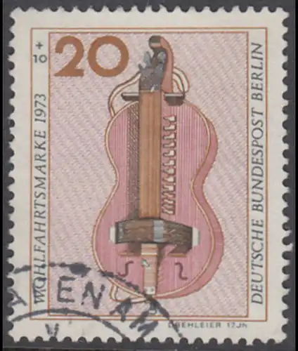 BERLIN 1973 Michel-Nummer 459 gestempelt EINZELMARKE (m)