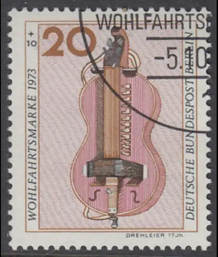 BERLIN 1973 Michel-Nummer 459 gestempelt EINZELMARKE (k)