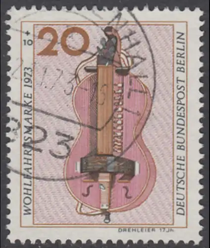 BERLIN 1973 Michel-Nummer 459 gestempelt EINZELMARKE (b)