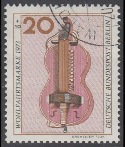 BERLIN 1973 Michel-Nummer 459 gestempelt EINZELMARKE (g)