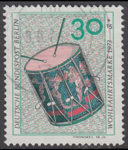 BERLIN 1973 Michel-Nummer 460 gestempelt EINZELMARKE (e)
