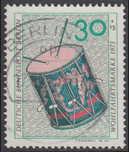 BERLIN 1973 Michel-Nummer 460 gestempelt EINZELMARKE (l)