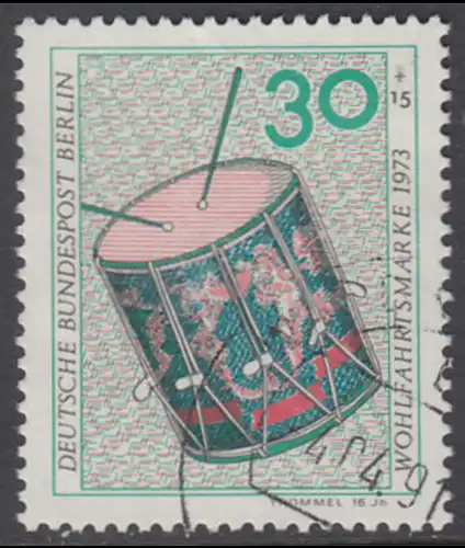 BERLIN 1973 Michel-Nummer 460 gestempelt EINZELMARKE (g)