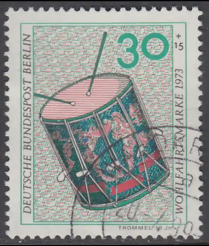 BERLIN 1973 Michel-Nummer 460 gestempelt EINZELMARKE (f)