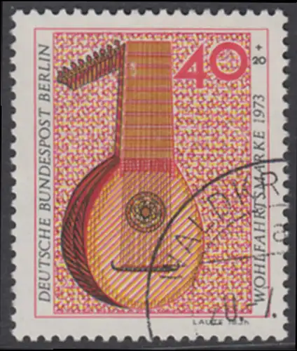 BERLIN 1973 Michel-Nummer 461 gestempelt EINZELMARKE (d)