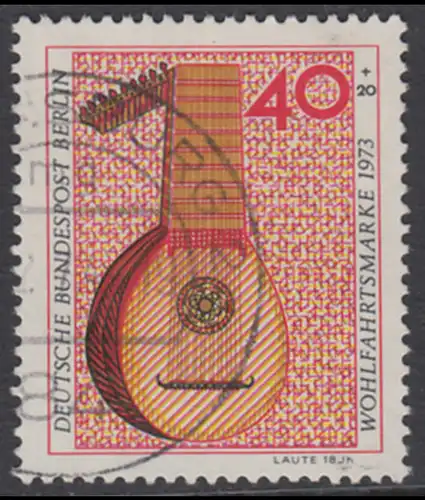 BERLIN 1973 Michel-Nummer 461 gestempelt EINZELMARKE (e)