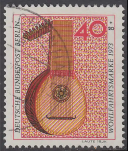 BERLIN 1973 Michel-Nummer 461 gestempelt EINZELMARKE (a)
