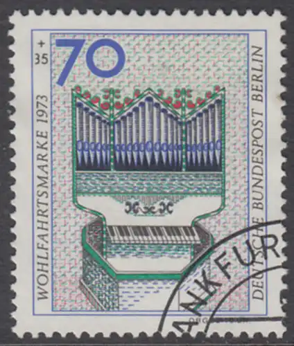 BERLIN 1973 Michel-Nummer 462 gestempelt EINZELMARKE (g)