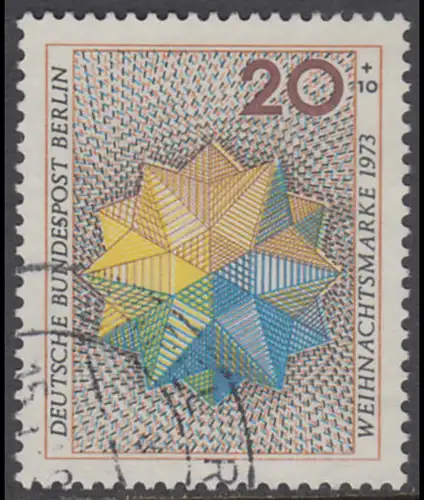 BERLIN 1973 Michel-Nummer 463 gestempelt EINZELMARKE (d)
