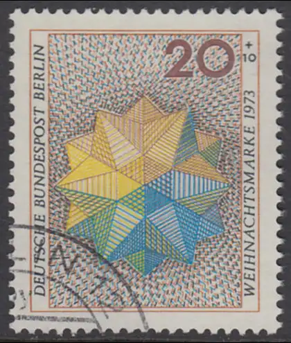 BERLIN 1973 Michel-Nummer 463 gestempelt EINZELMARKE (a)