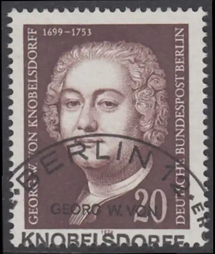 BERLIN 1974 Michel-Nummer 464 gestempelt EINZELMARKE (n)