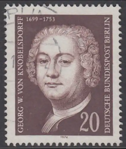 BERLIN 1974 Michel-Nummer 464 gestempelt EINZELMARKE (g)