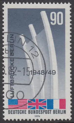 BERLIN 1974 Michel-Nummer 466 gestempelt EINZELMARKE (l)