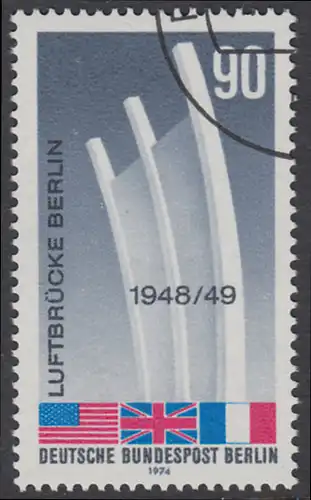 BERLIN 1974 Michel-Nummer 466 gestempelt EINZELMARKE (k)