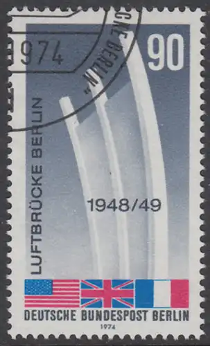 BERLIN 1974 Michel-Nummer 466 gestempelt EINZELMARKE (f)