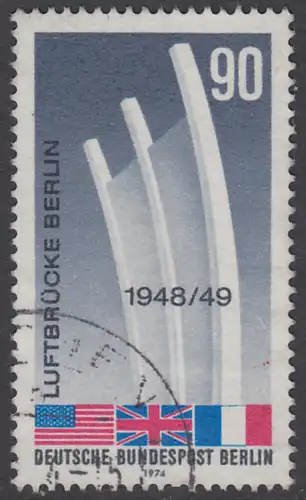 BERLIN 1974 Michel-Nummer 466 gestempelt EINZELMARKE (e)