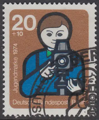 BERLIN 1974 Michel-Nummer 468 gestempelt EINZELMARKE (o)