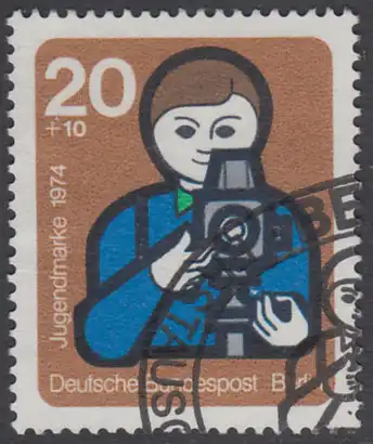 BERLIN 1974 Michel-Nummer 468 gestempelt EINZELMARKE (m)