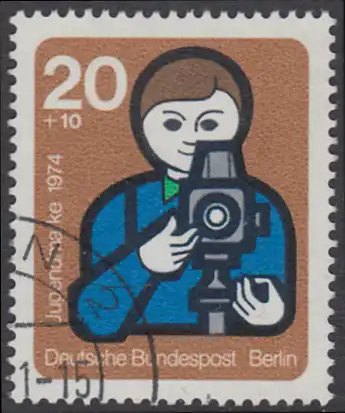 BERLIN 1974 Michel-Nummer 468 gestempelt EINZELMARKE (g)
