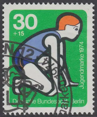 BERLIN 1974 Michel-Nummer 469 gestempelt EINZELMARKE (p)