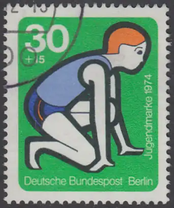 BERLIN 1974 Michel-Nummer 469 gestempelt EINZELMARKE (q)