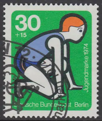 BERLIN 1974 Michel-Nummer 469 gestempelt EINZELMARKE (n)